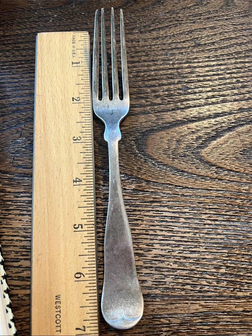 Antique Sterling Silver large fork flatware